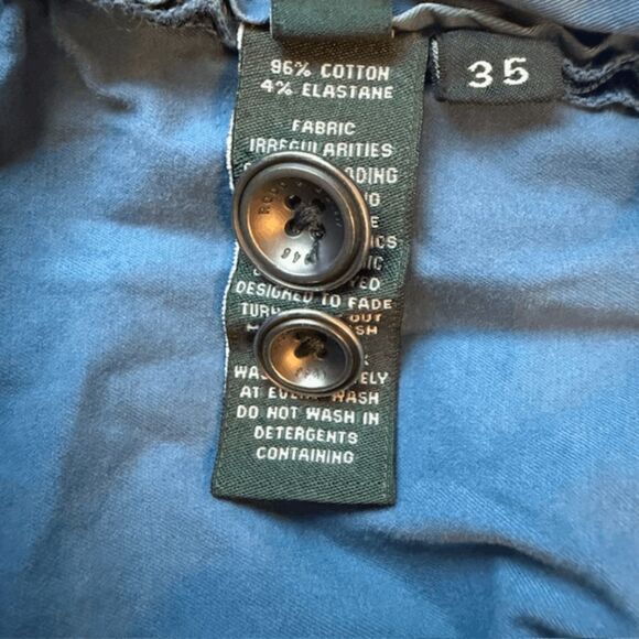 Rodd & Gunn Men's Stretch Casual Fit Flat Front Chino Shorts Navy Blue Size 35 - Picture 3 of 7